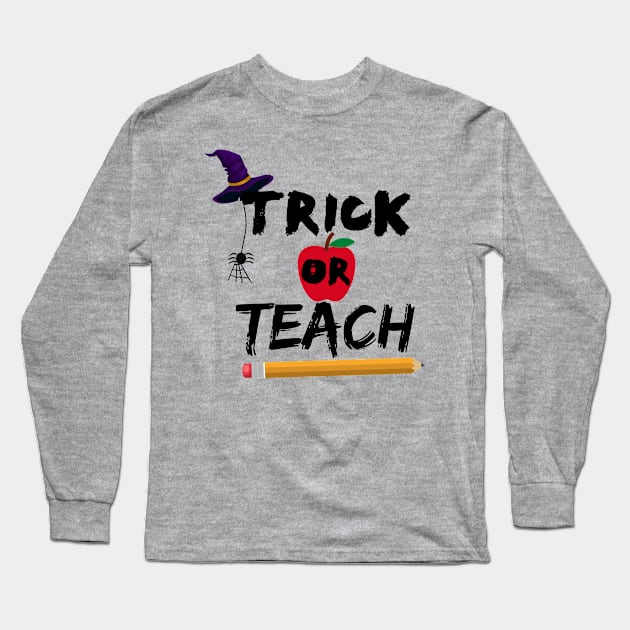 Trick Or Treat Long Sleeve T-Shirt by YouKnowWat